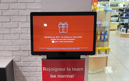 Des Bornes Tactiles au service du marketing de Celio Nouvelle-Calédonie
