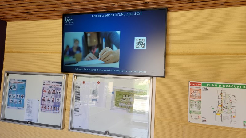 L&rsquo;UNC passe de l&rsquo;affichage « papier » vers l&rsquo;affichage dynamique
