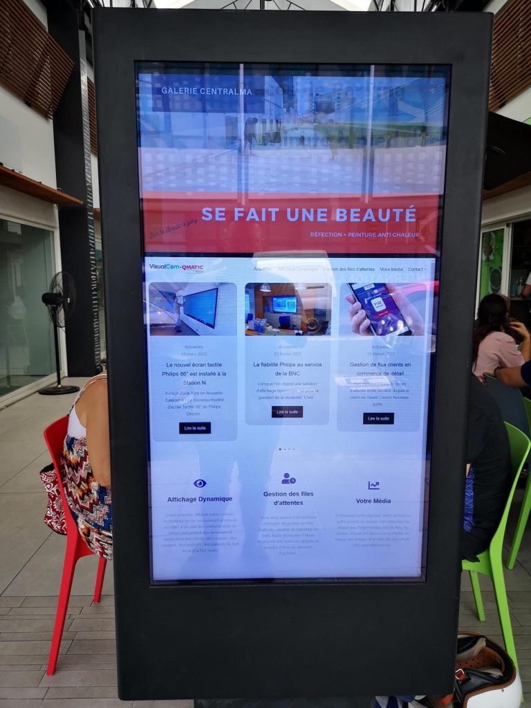 La Galerie Centralma se dote d&rsquo;un TOTEM CLICANDPUBLISH