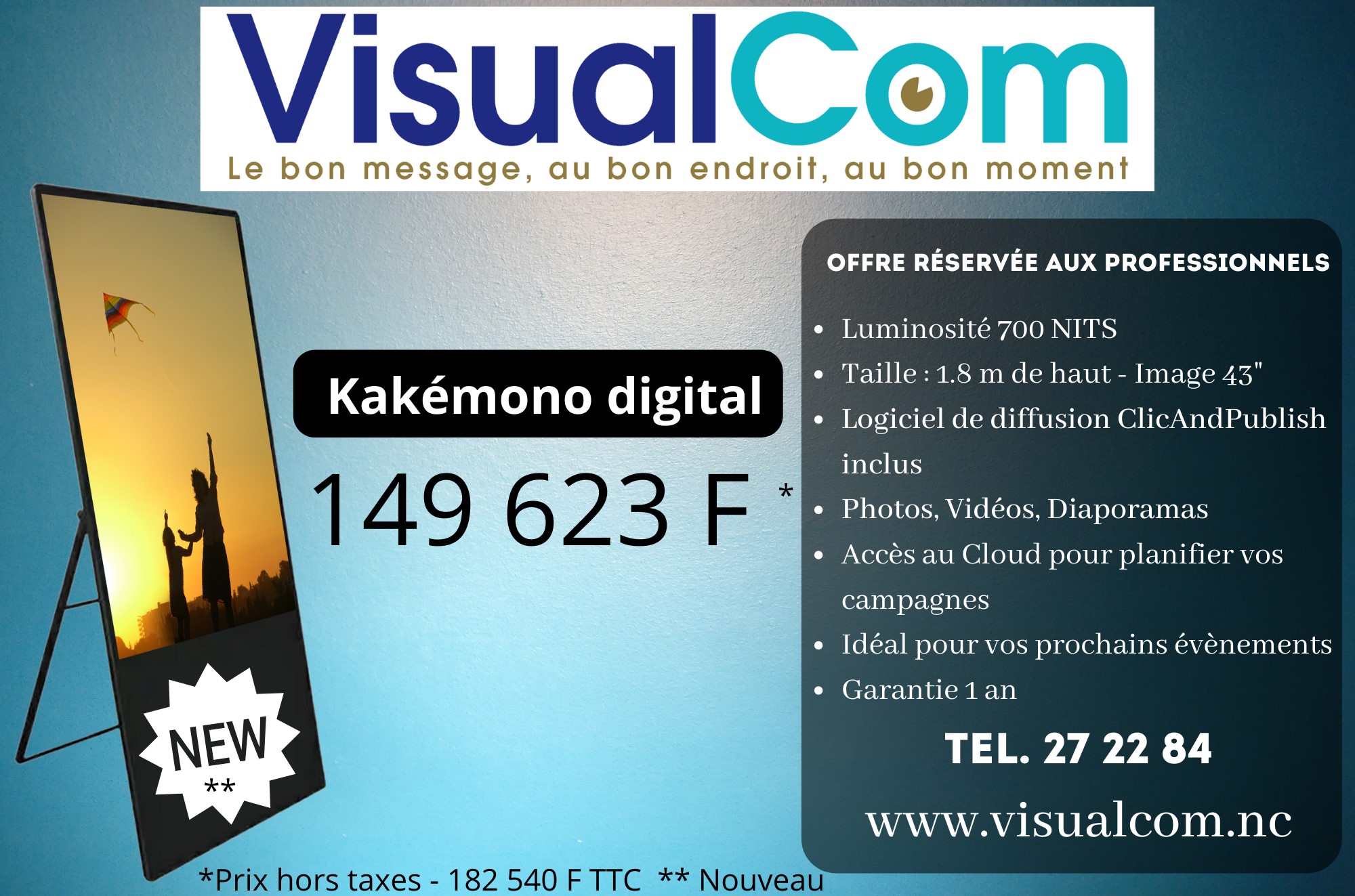 Découvrez les Kakémonos digitaux