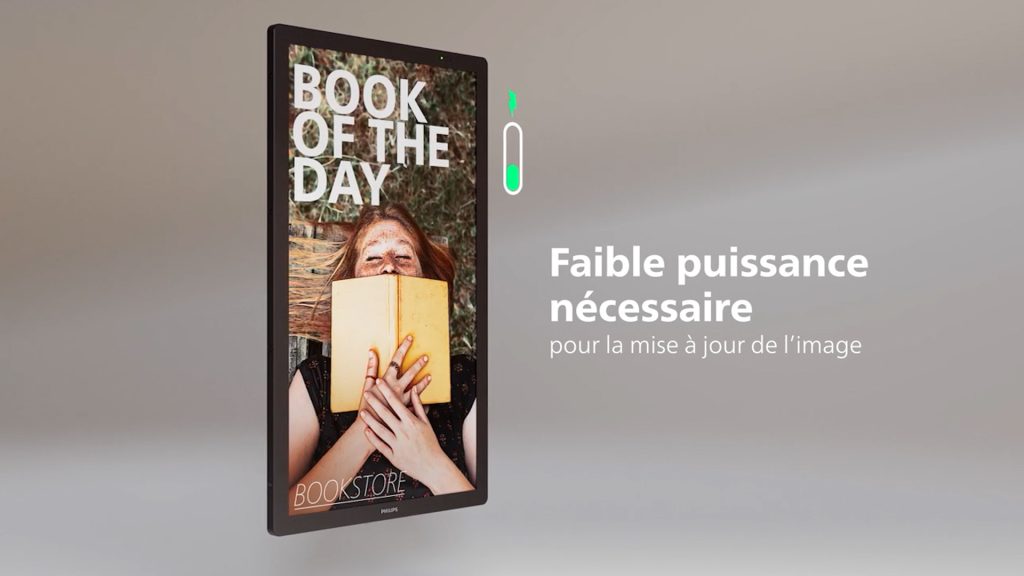 Philips TABLEAUX, l&rsquo;affichage numérique sans électricité